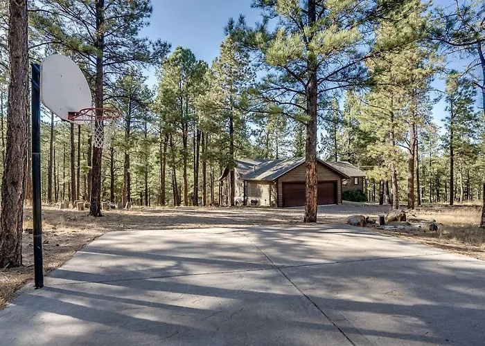 Gorgeous With Fireplace And Barbecue In Greer, Arizona Holiday home